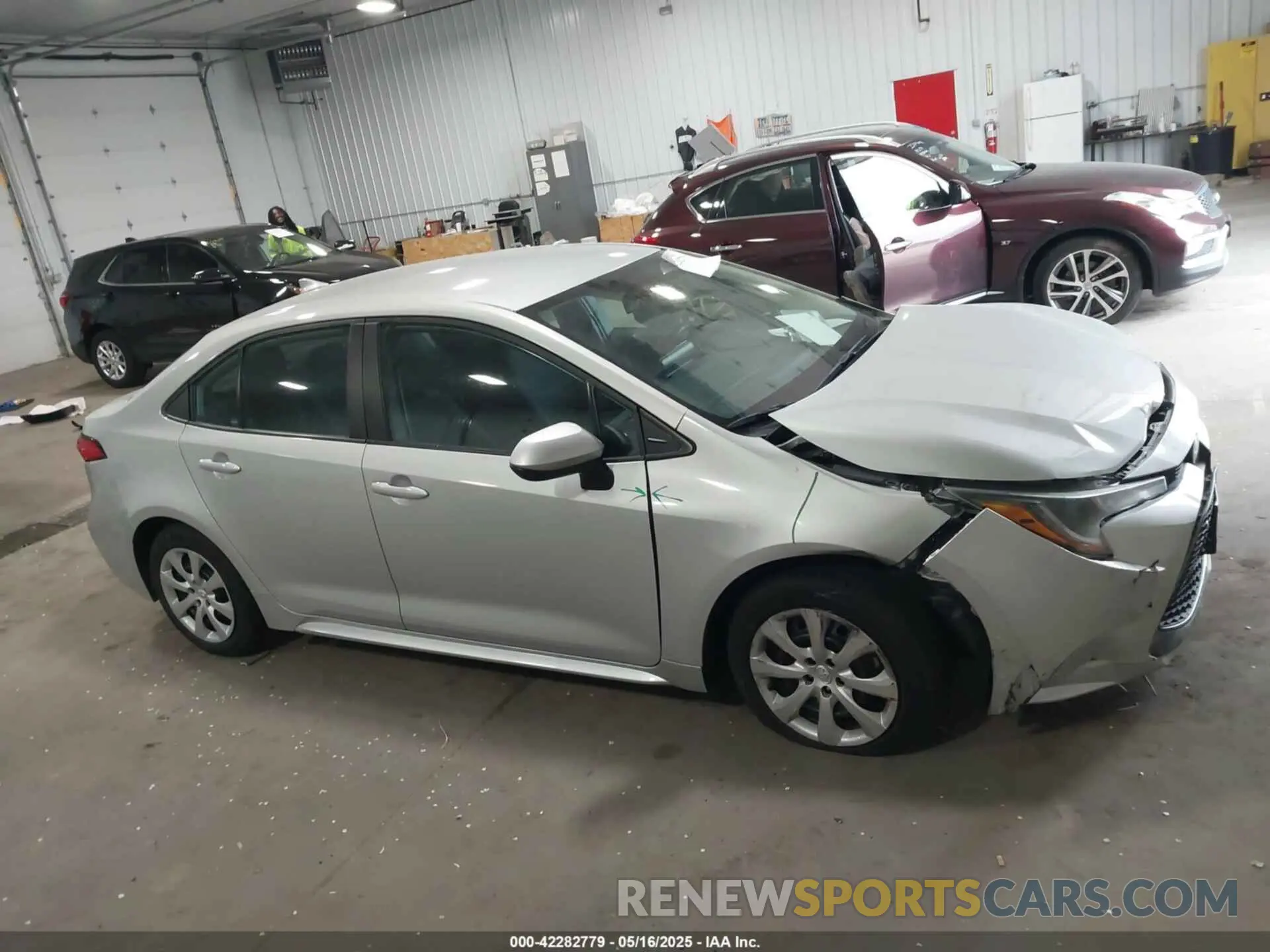 13 fotografías del automóvil dañado 5YFEPMAE0NP343469 TOYOTA COROLLA 2022