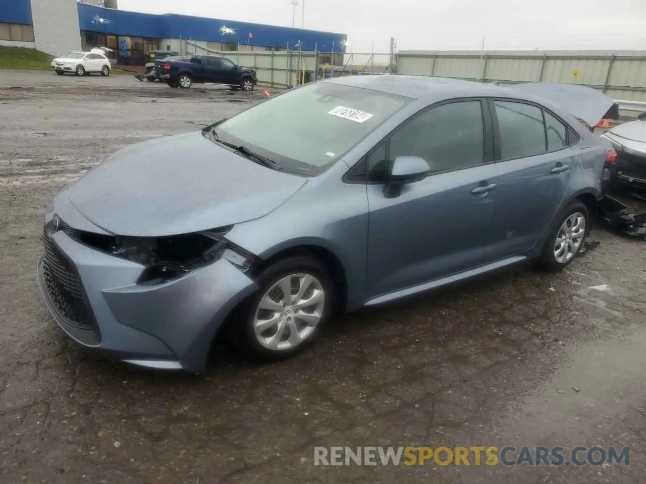 1 fotografías del automóvil dañado 5YFEPMAE0NP350678 TOYOTA COROLLA 2022