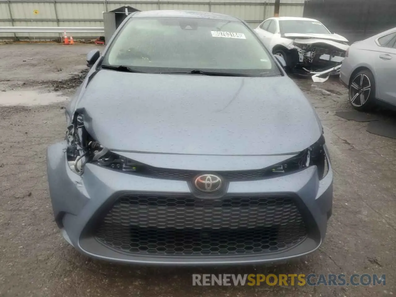 5 fotografías del automóvil dañado 5YFEPMAE0NP350678 TOYOTA COROLLA 2022