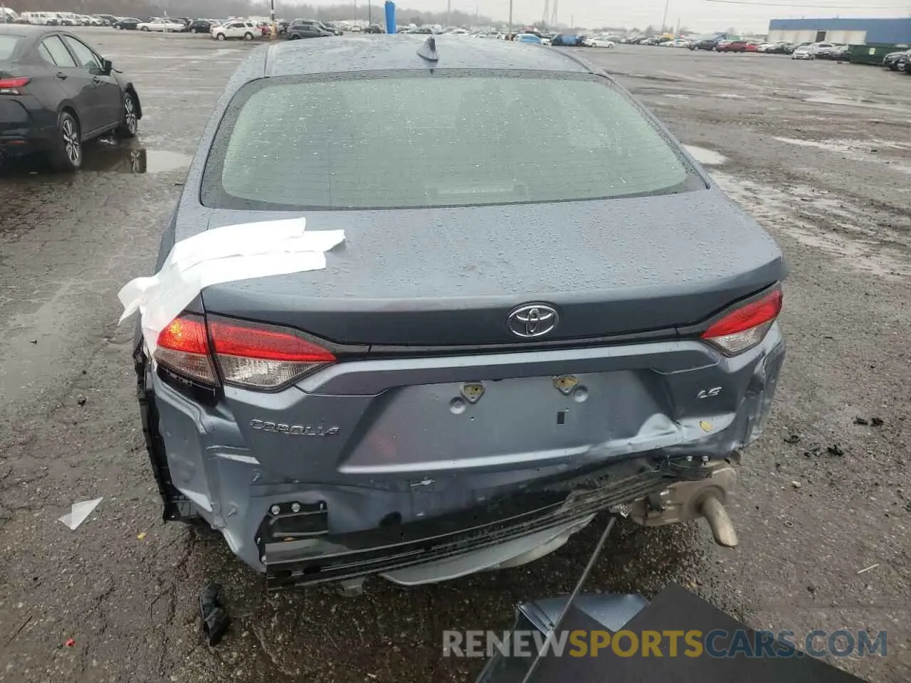 6 fotografías del automóvil dañado 5YFEPMAE0NP350678 TOYOTA COROLLA 2022