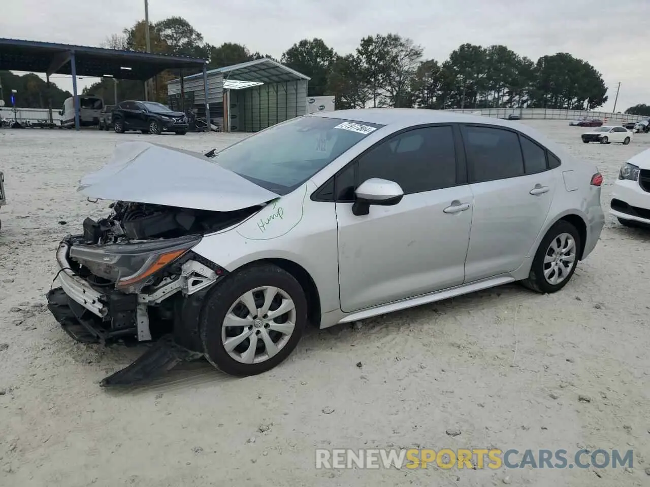 1 fotografías del automóvil dañado 5YFEPMAE0NP363267 TOYOTA COROLLA 2022