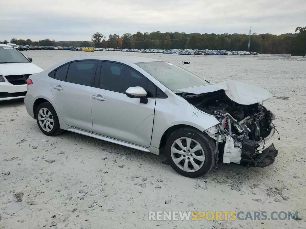 4 fotografías del automóvil dañado 5YFEPMAE0NP363267 TOYOTA COROLLA 2022