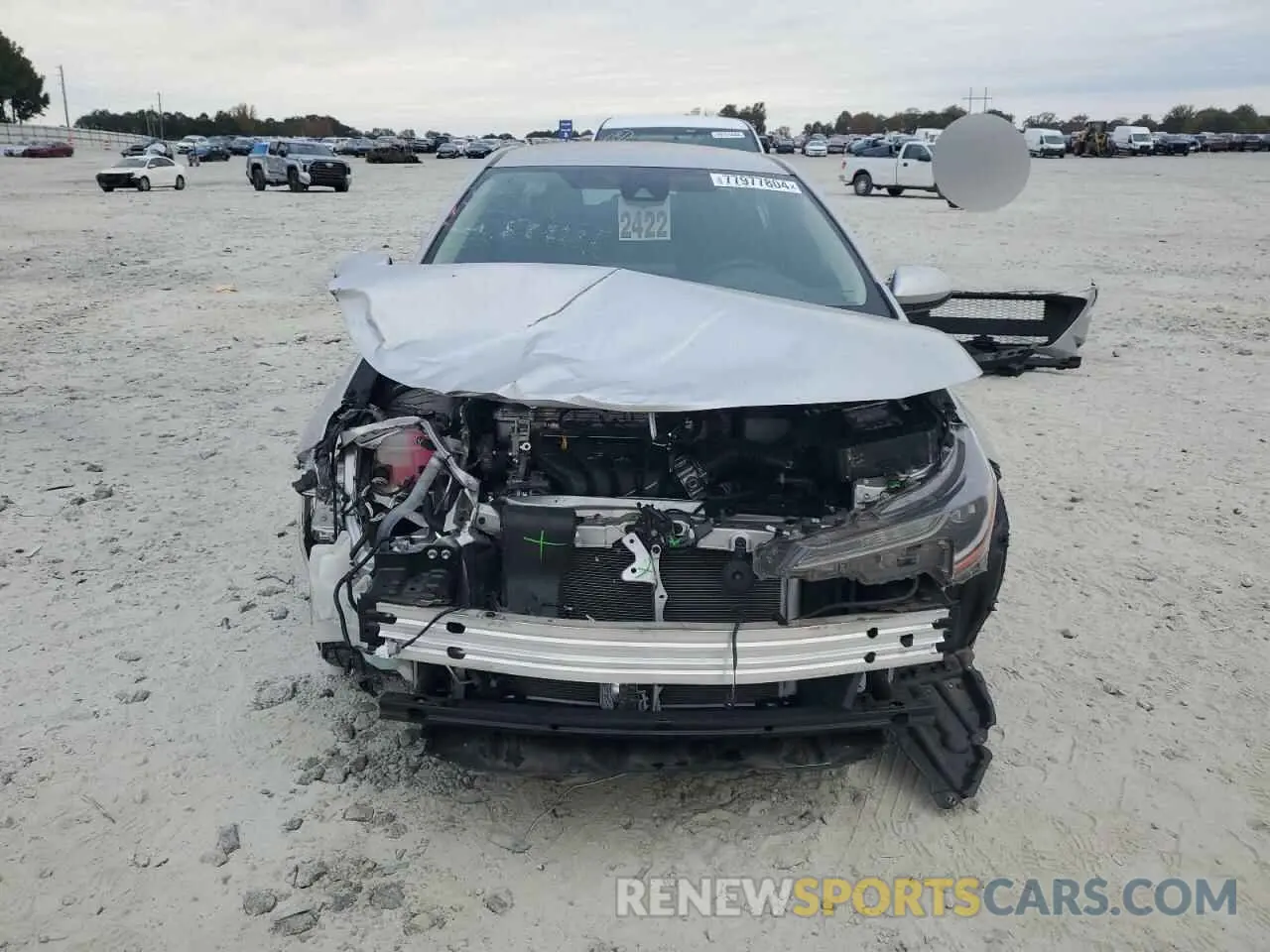 5 fotografías del automóvil dañado 5YFEPMAE0NP363267 TOYOTA COROLLA 2022
