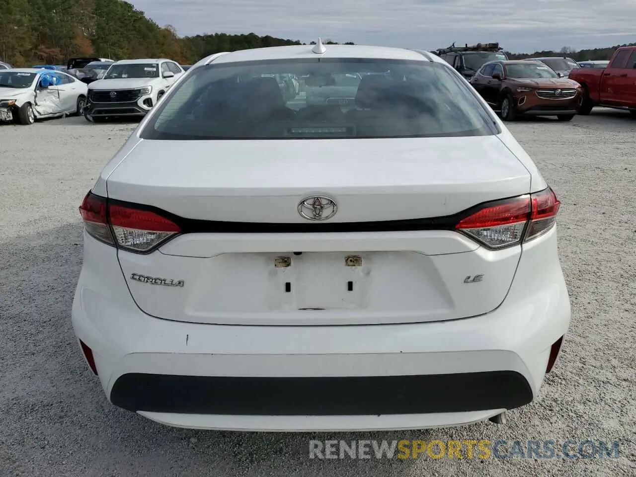 6 fotografías del automóvil dañado 5YFEPMAE0NP369568 TOYOTA COROLLA 2022