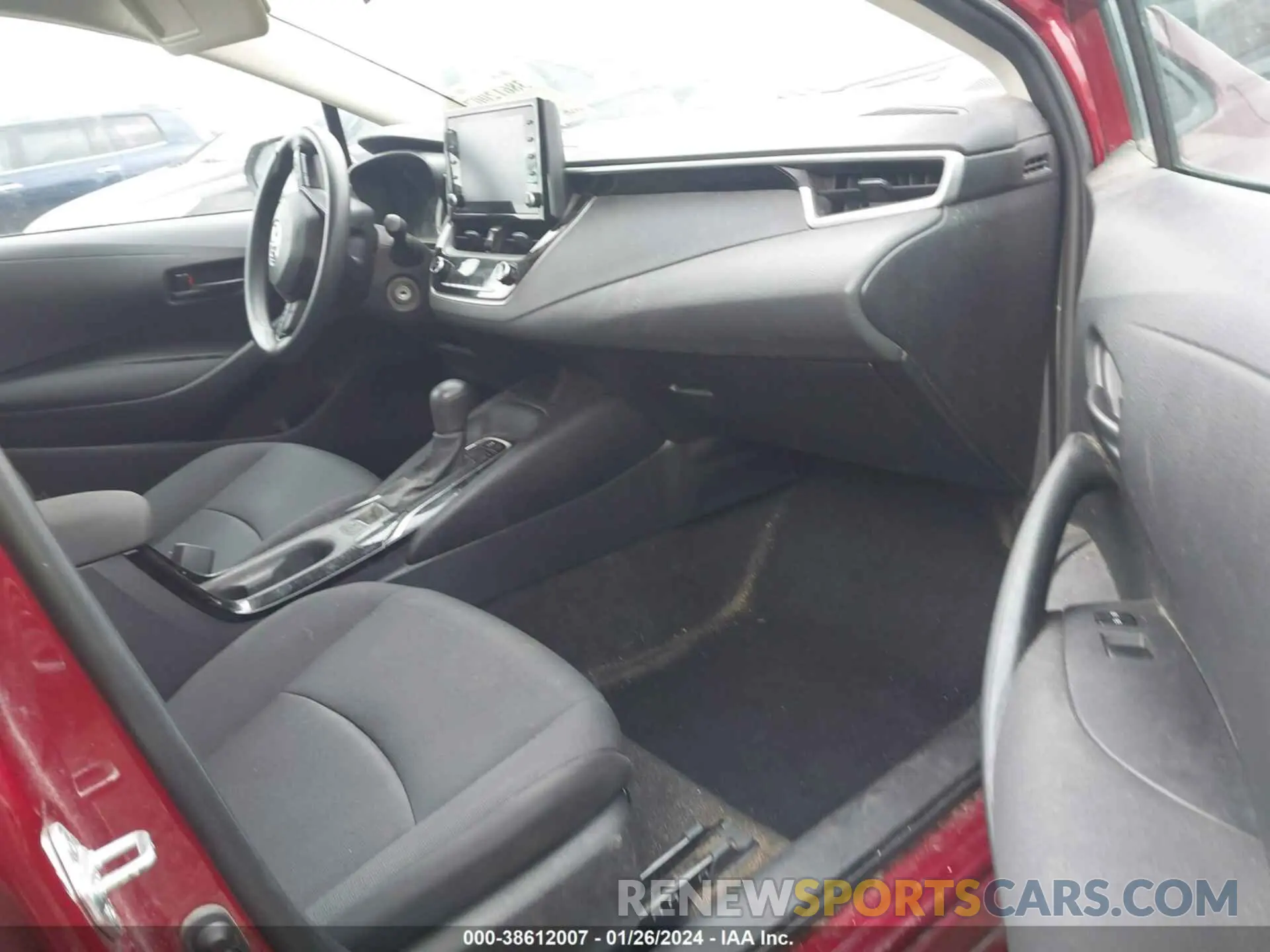 5 fotografías del automóvil dañado 5YFEPMAE0NP371191 TOYOTA COROLLA 2022