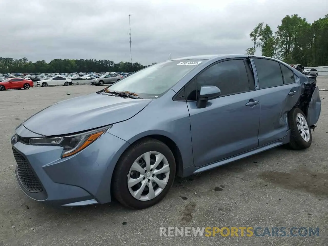 1 fotografías del automóvil dañado 5YFEPMAE0NP373006 TOYOTA COROLLA 2022