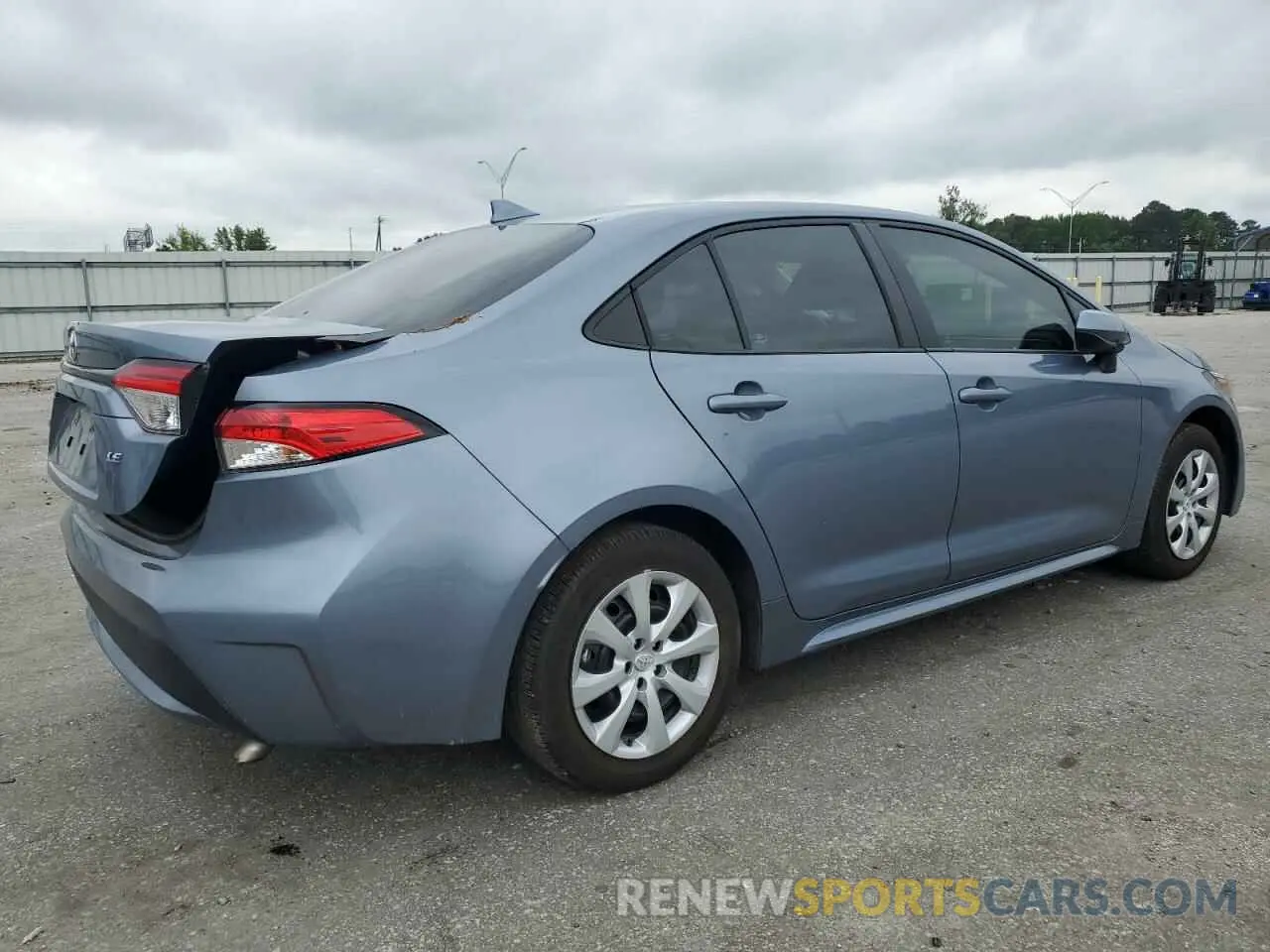 3 fotografías del automóvil dañado 5YFEPMAE0NP373006 TOYOTA COROLLA 2022