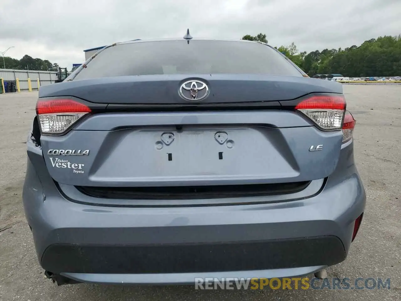 6 fotografías del automóvil dañado 5YFEPMAE0NP373006 TOYOTA COROLLA 2022