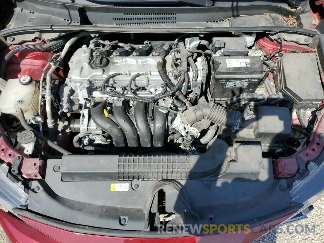 11 fotografías del automóvil dañado 5YFEPMAE0NP381915 TOYOTA COROLLA 2022