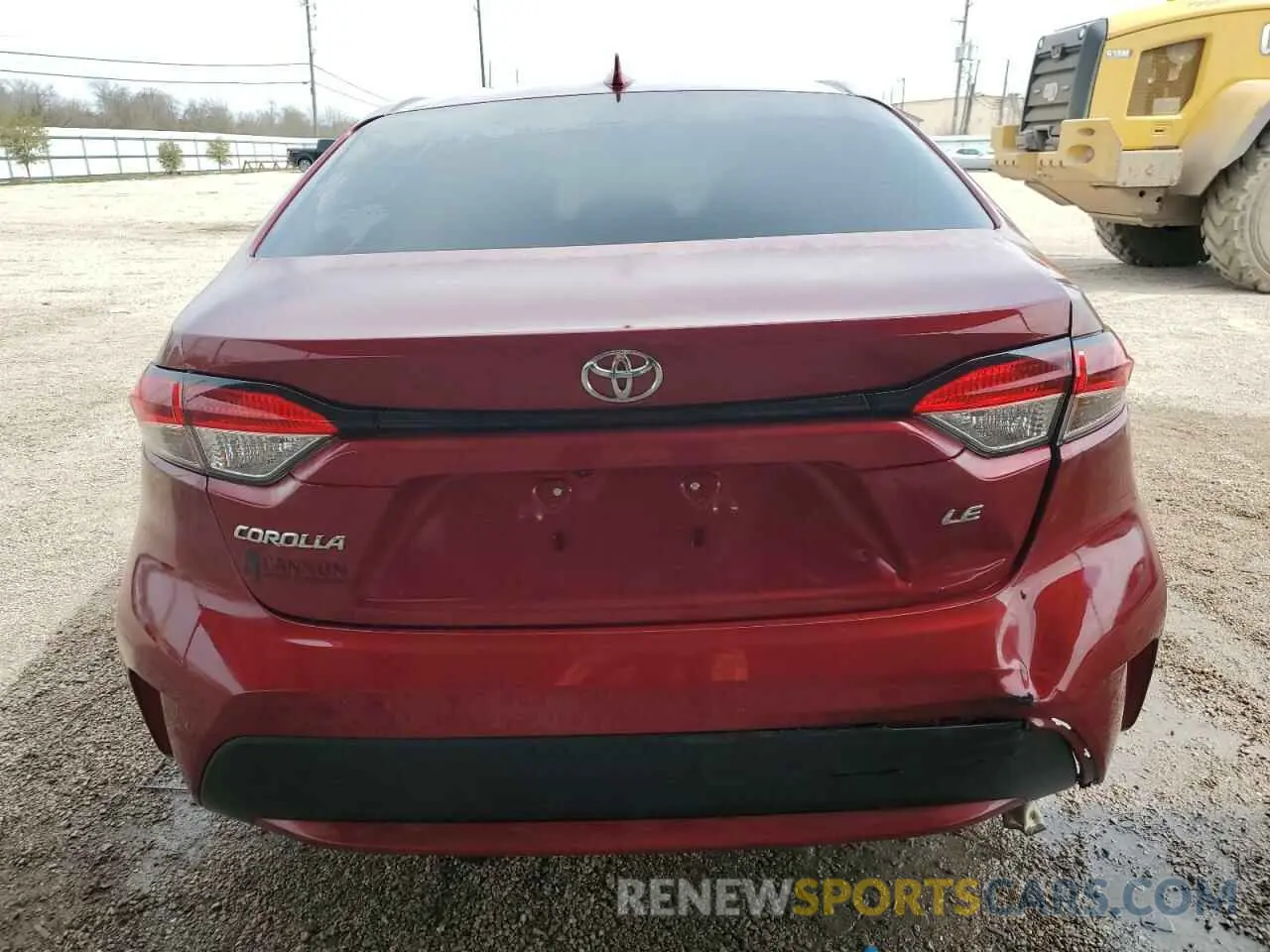 6 fotografías del automóvil dañado 5YFEPMAE0NP381915 TOYOTA COROLLA 2022