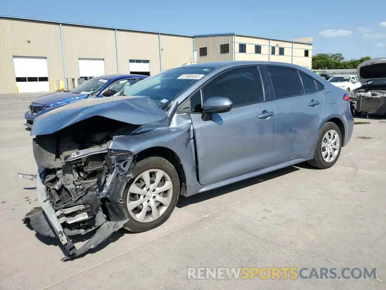 1 fotografías del automóvil dañado 5YFEPMAE1NP272136 TOYOTA COROLLA 2022