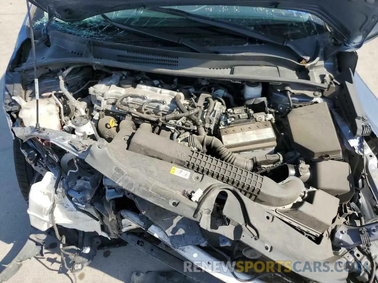 11 fotografías del automóvil dañado 5YFEPMAE1NP272136 TOYOTA COROLLA 2022