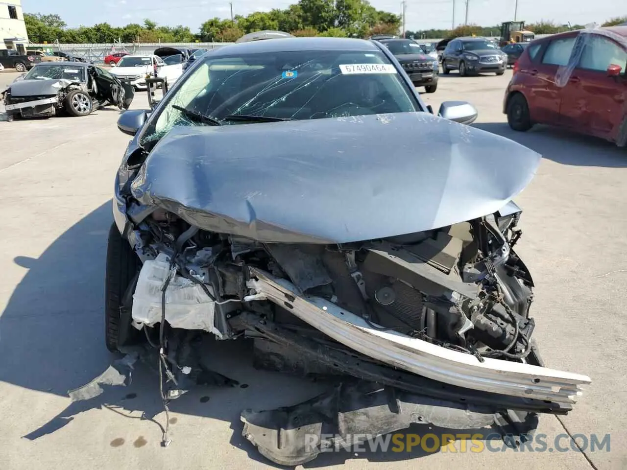 5 fotografías del automóvil dañado 5YFEPMAE1NP272136 TOYOTA COROLLA 2022