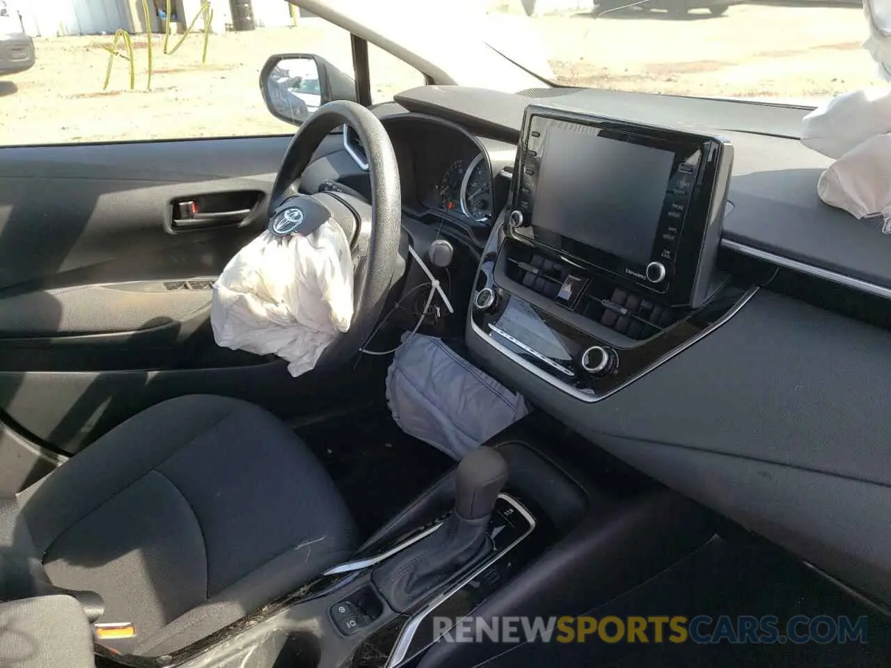 9 fotografías del automóvil dañado 5YFEPMAE1NP274873 TOYOTA COROLLA 2022