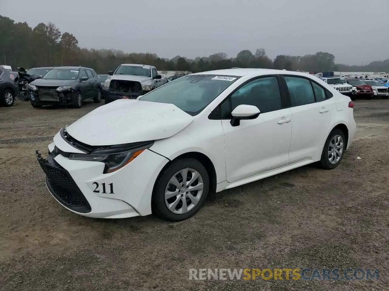 1 fotografías del automóvil dañado 5YFEPMAE1NP281256 TOYOTA COROLLA 2022