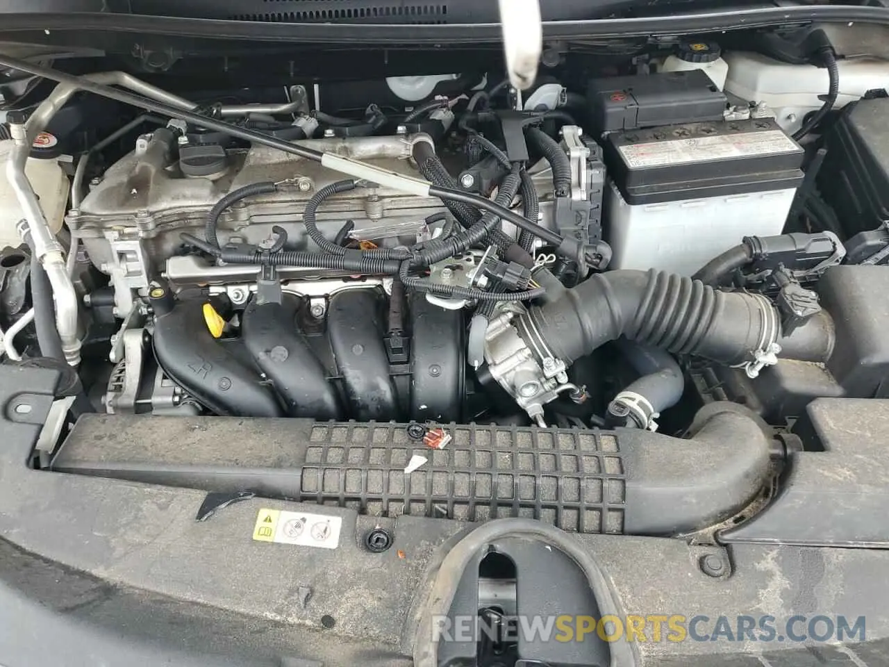 11 fotografías del automóvil dañado 5YFEPMAE1NP281256 TOYOTA COROLLA 2022