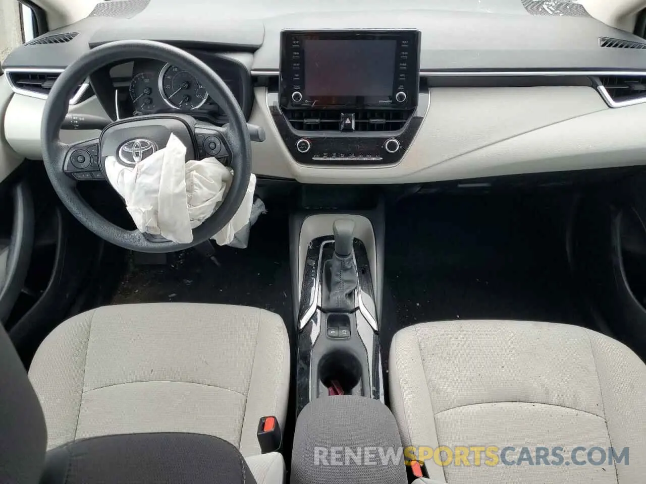 8 fotografías del automóvil dañado 5YFEPMAE1NP281256 TOYOTA COROLLA 2022