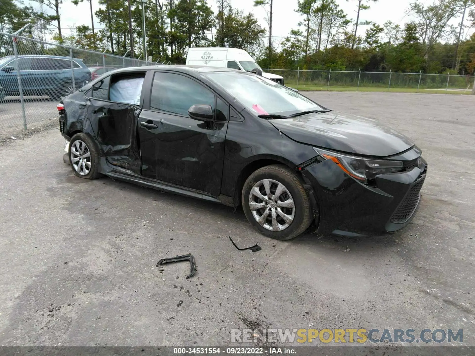 1 fotografías del automóvil dañado 5YFEPMAE1NP281760 TOYOTA COROLLA 2022