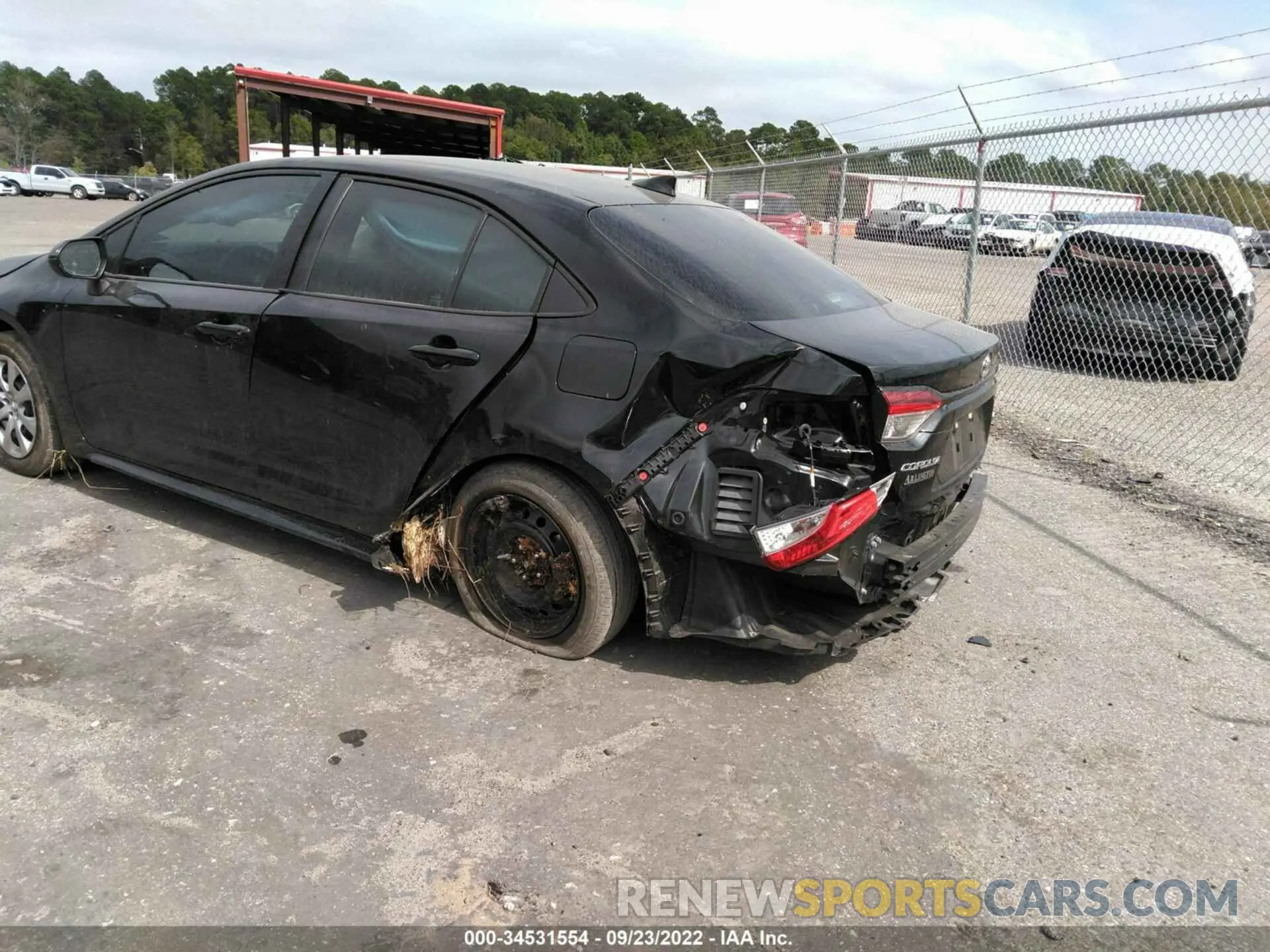 6 fotografías del automóvil dañado 5YFEPMAE1NP281760 TOYOTA COROLLA 2022