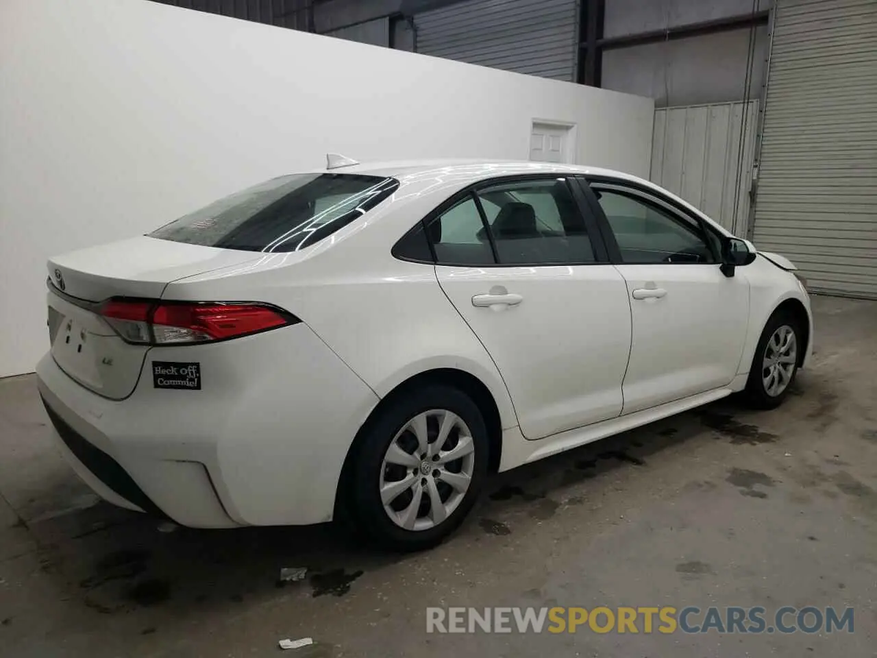 3 fotografías del automóvil dañado 5YFEPMAE1NP283427 TOYOTA COROLLA 2022