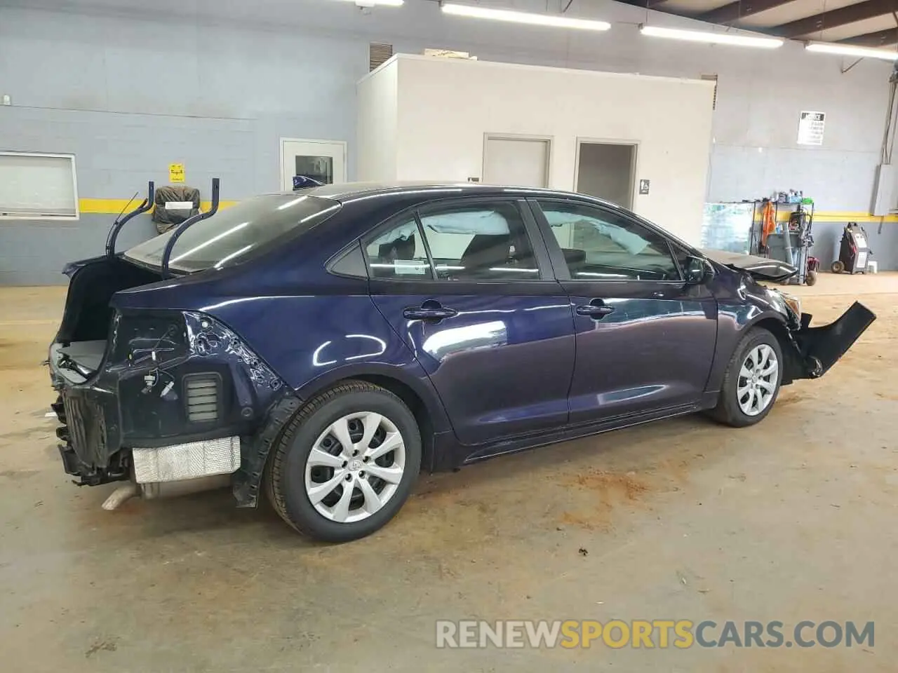 3 fotografías del automóvil dañado 5YFEPMAE1NP284805 TOYOTA COROLLA 2022