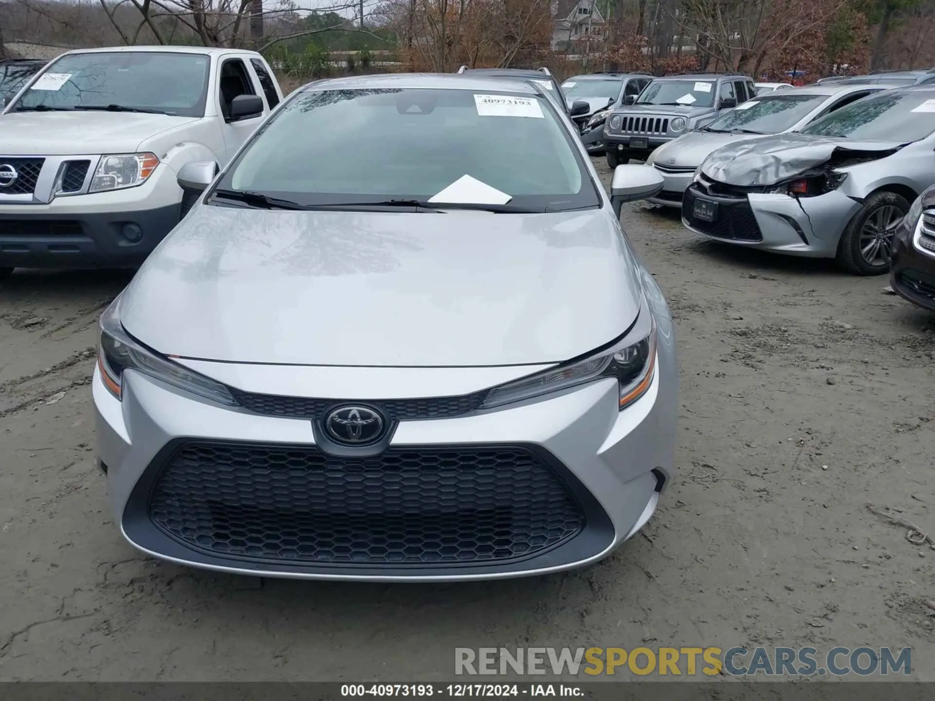 12 fotografías del automóvil dañado 5YFEPMAE1NP288854 TOYOTA COROLLA 2022