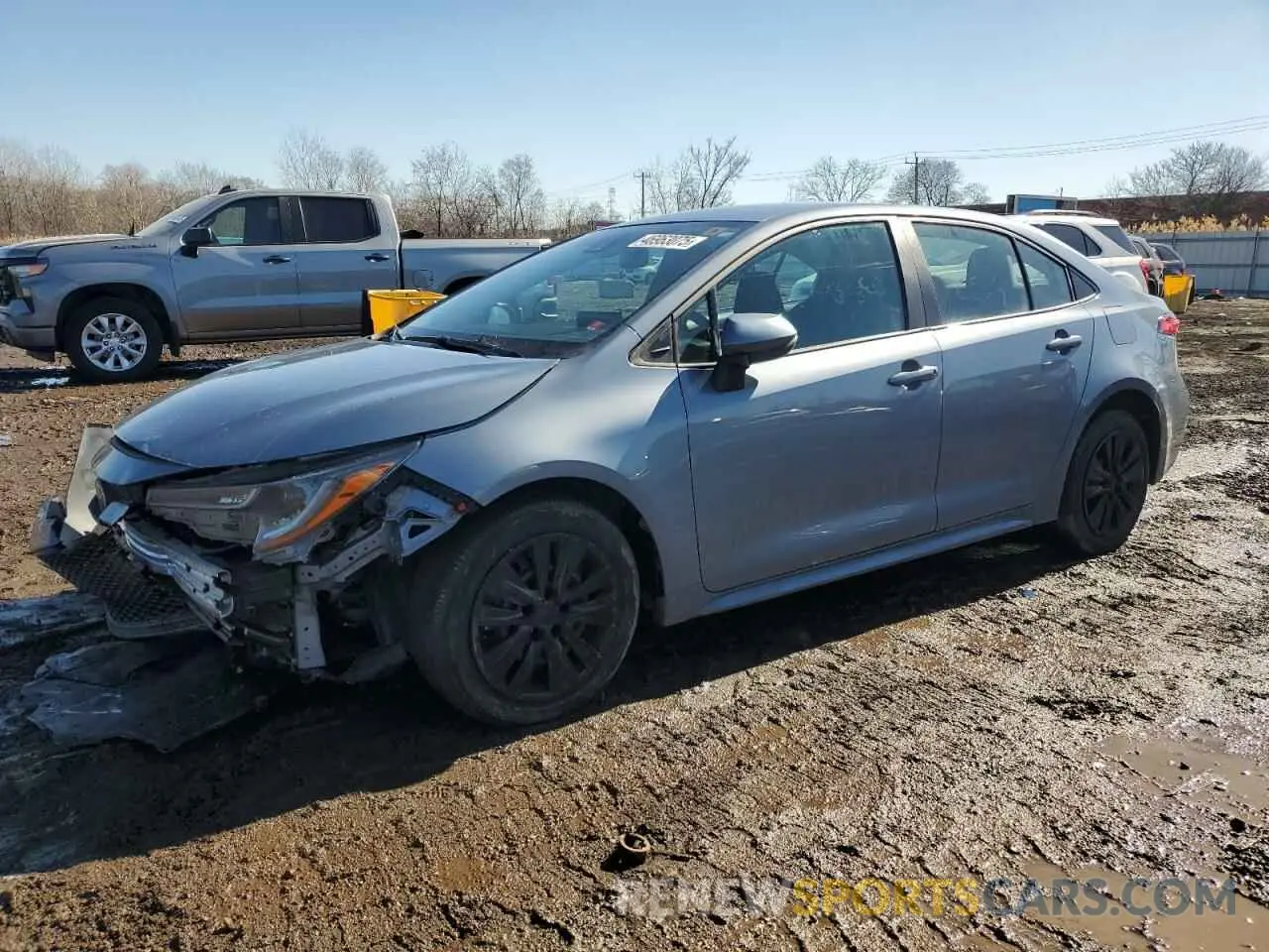 1 fotografías del automóvil dañado 5YFEPMAE1NP317723 TOYOTA COROLLA 2022