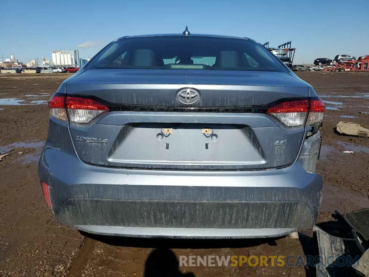 6 fotografías del automóvil dañado 5YFEPMAE1NP317723 TOYOTA COROLLA 2022