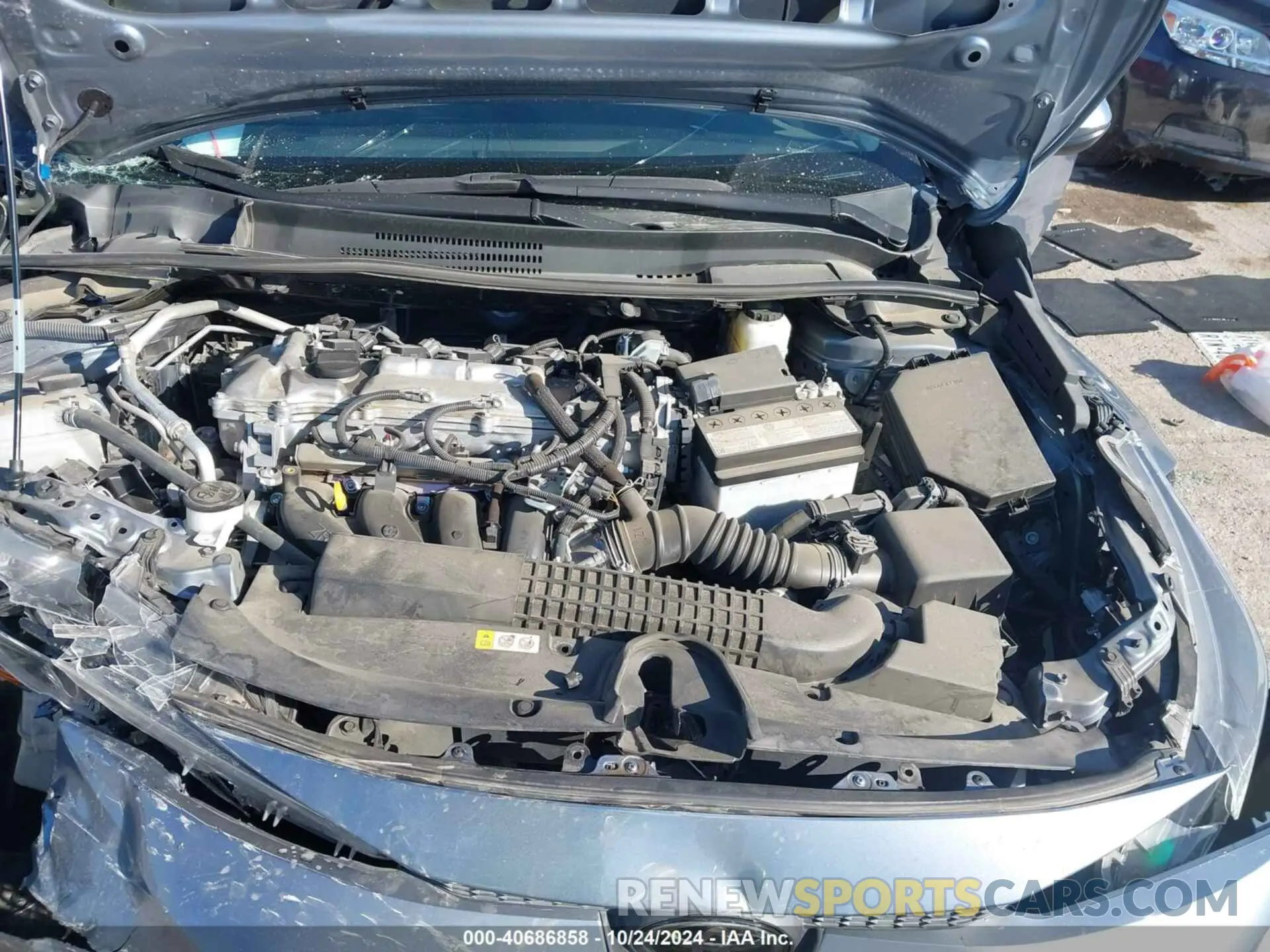 10 fotografías del automóvil dañado 5YFEPMAE1NP321951 TOYOTA COROLLA 2022