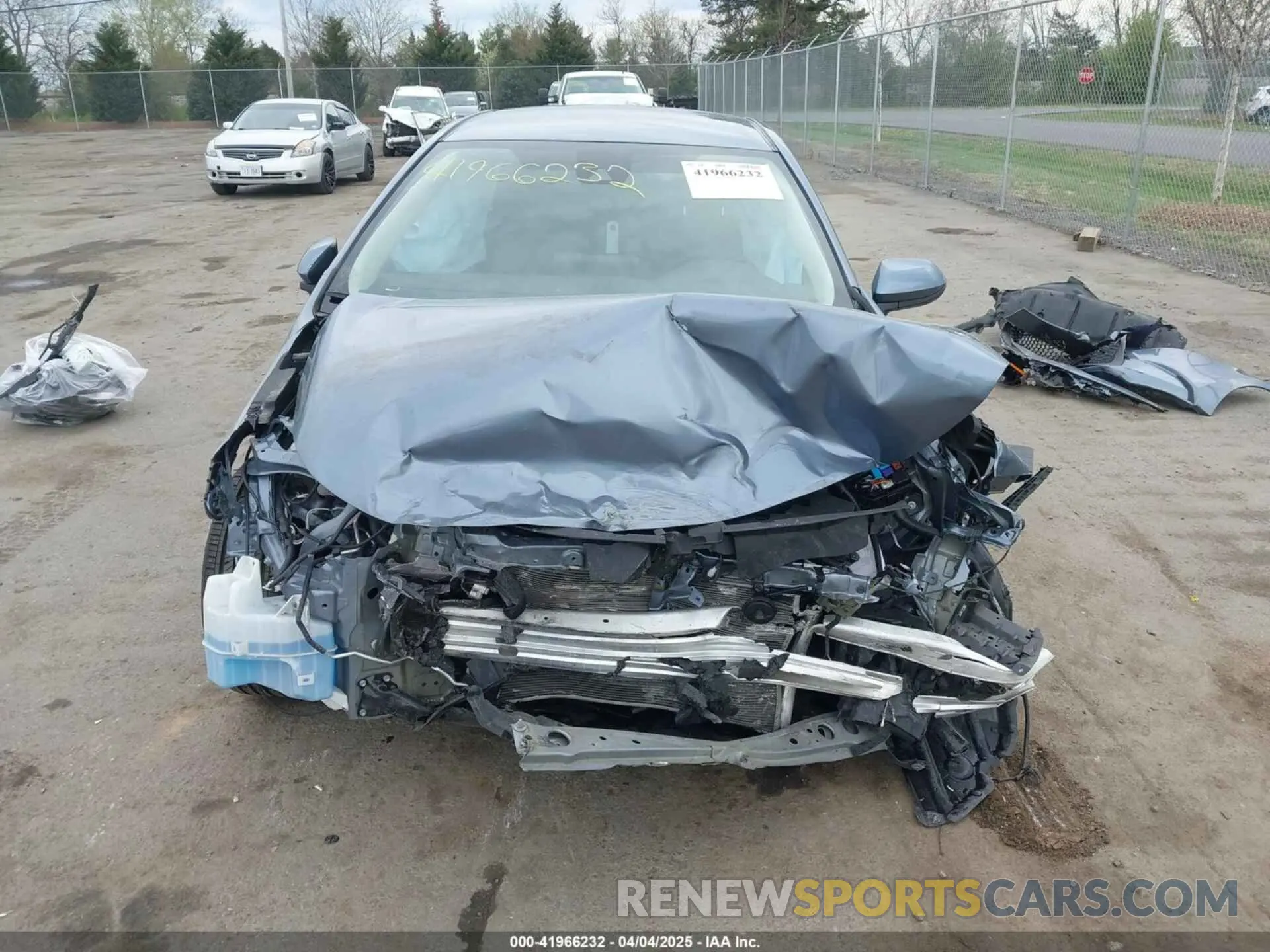 13 fotografías del automóvil dañado 5YFEPMAE1NP333789 TOYOTA COROLLA 2022