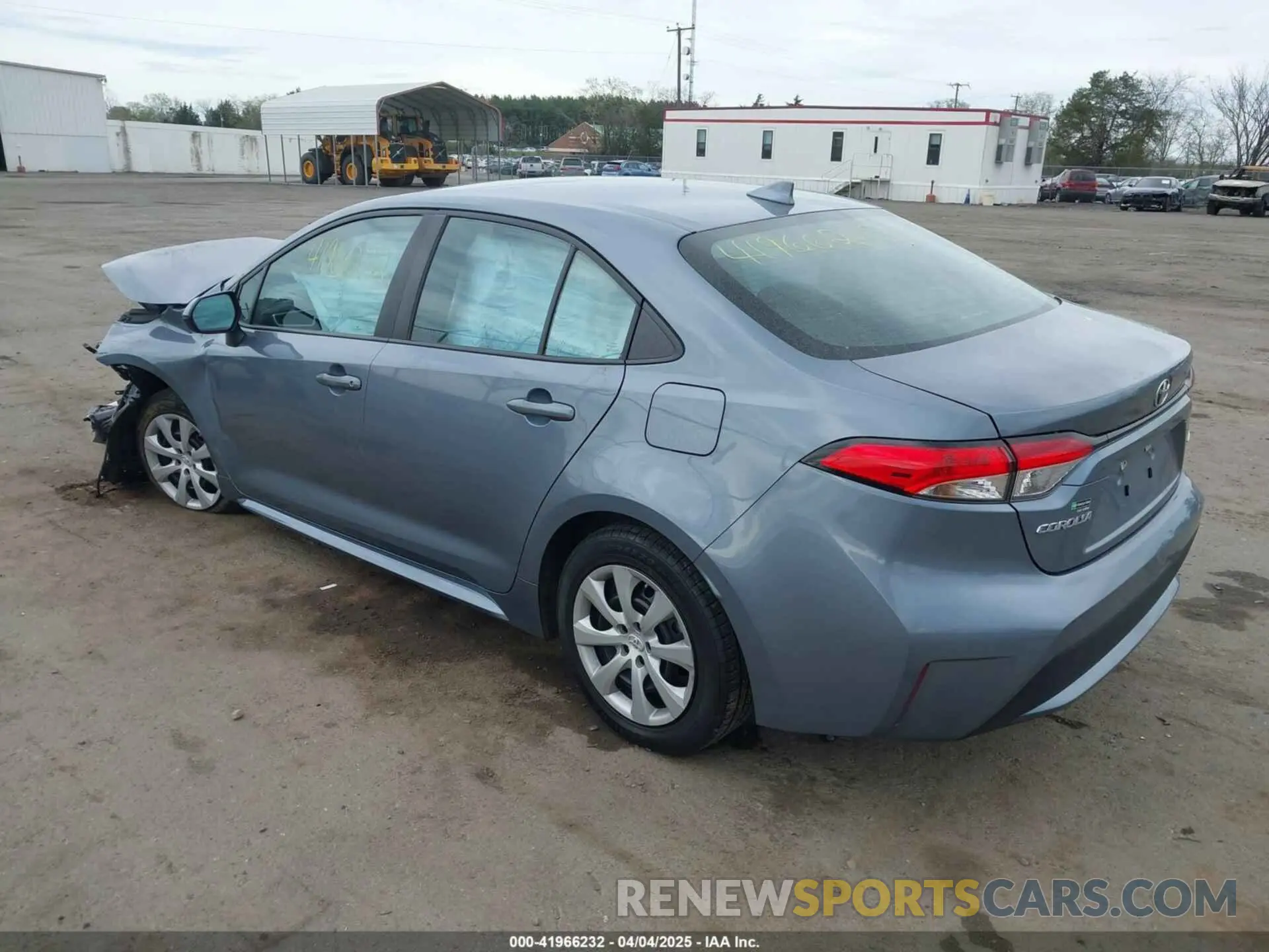 3 fotografías del automóvil dañado 5YFEPMAE1NP333789 TOYOTA COROLLA 2022