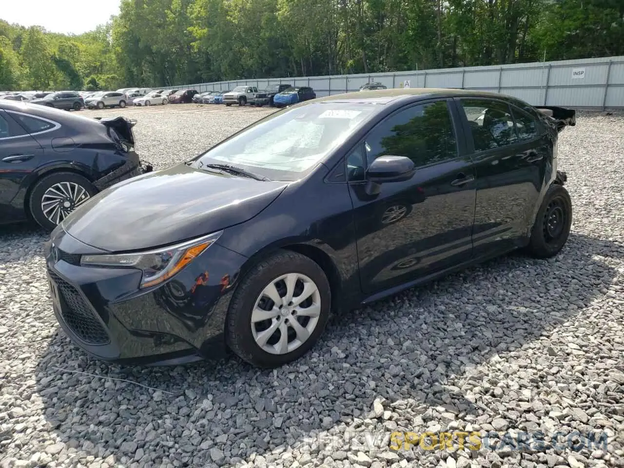 1 fotografías del automóvil dañado 5YFEPMAE1NP335655 TOYOTA COROLLA 2022