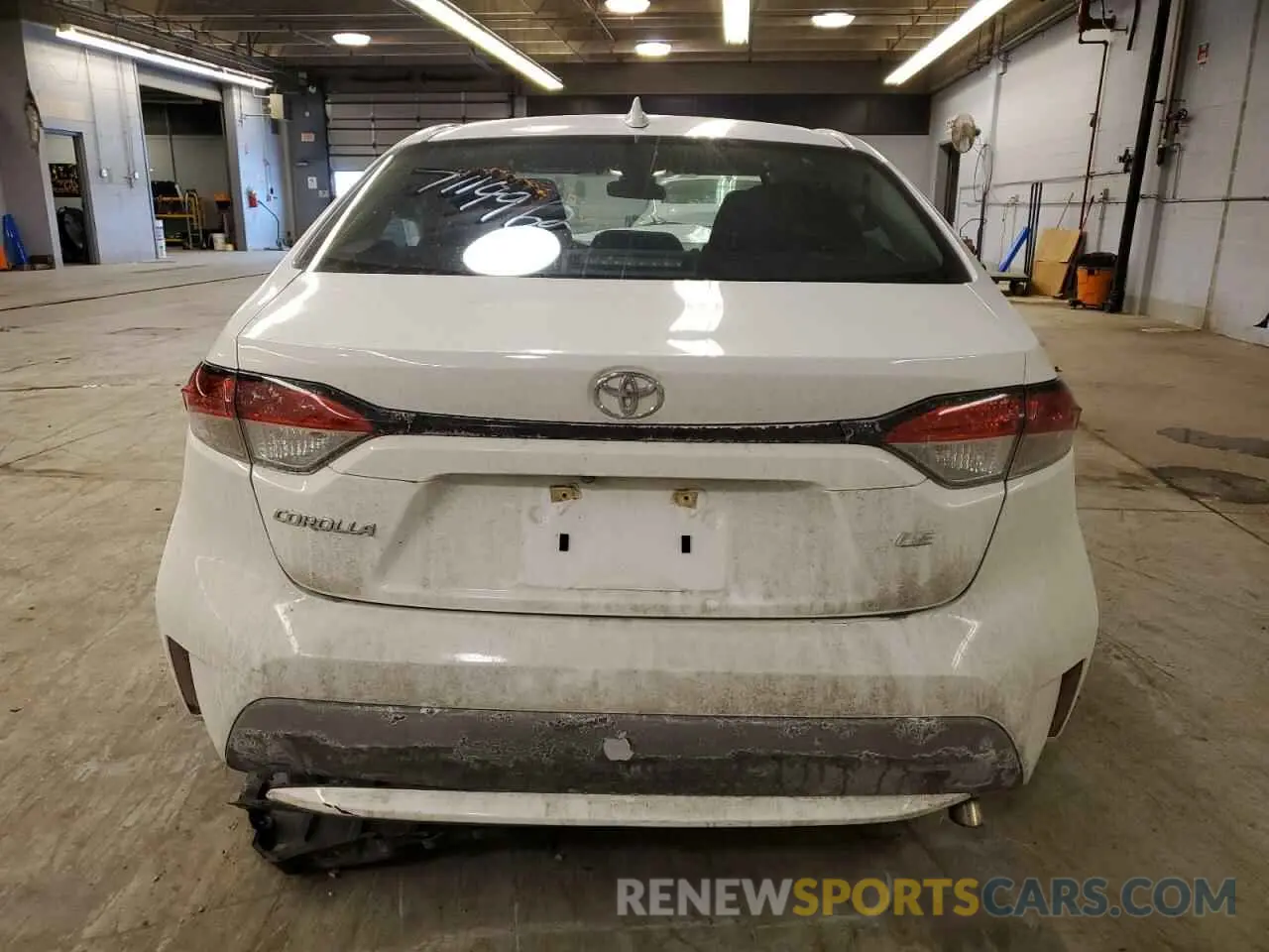 6 fotografías del automóvil dañado 5YFEPMAE1NP339575 TOYOTA COROLLA 2022
