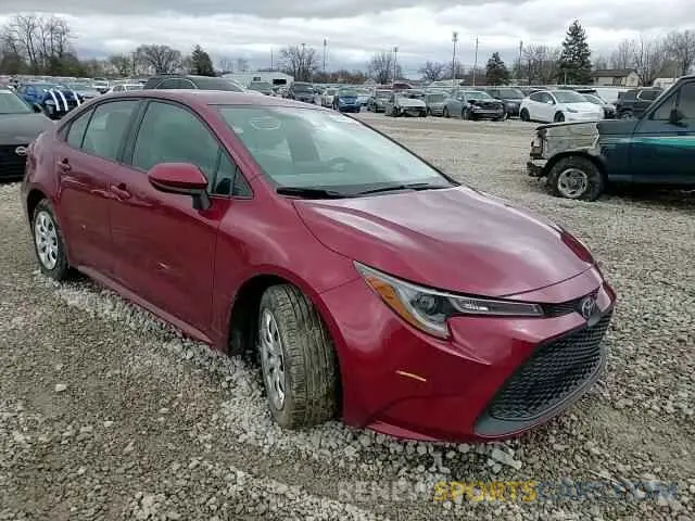 11 fotografías del automóvil dañado 5YFEPMAE1NP345117 TOYOTA COROLLA 2022