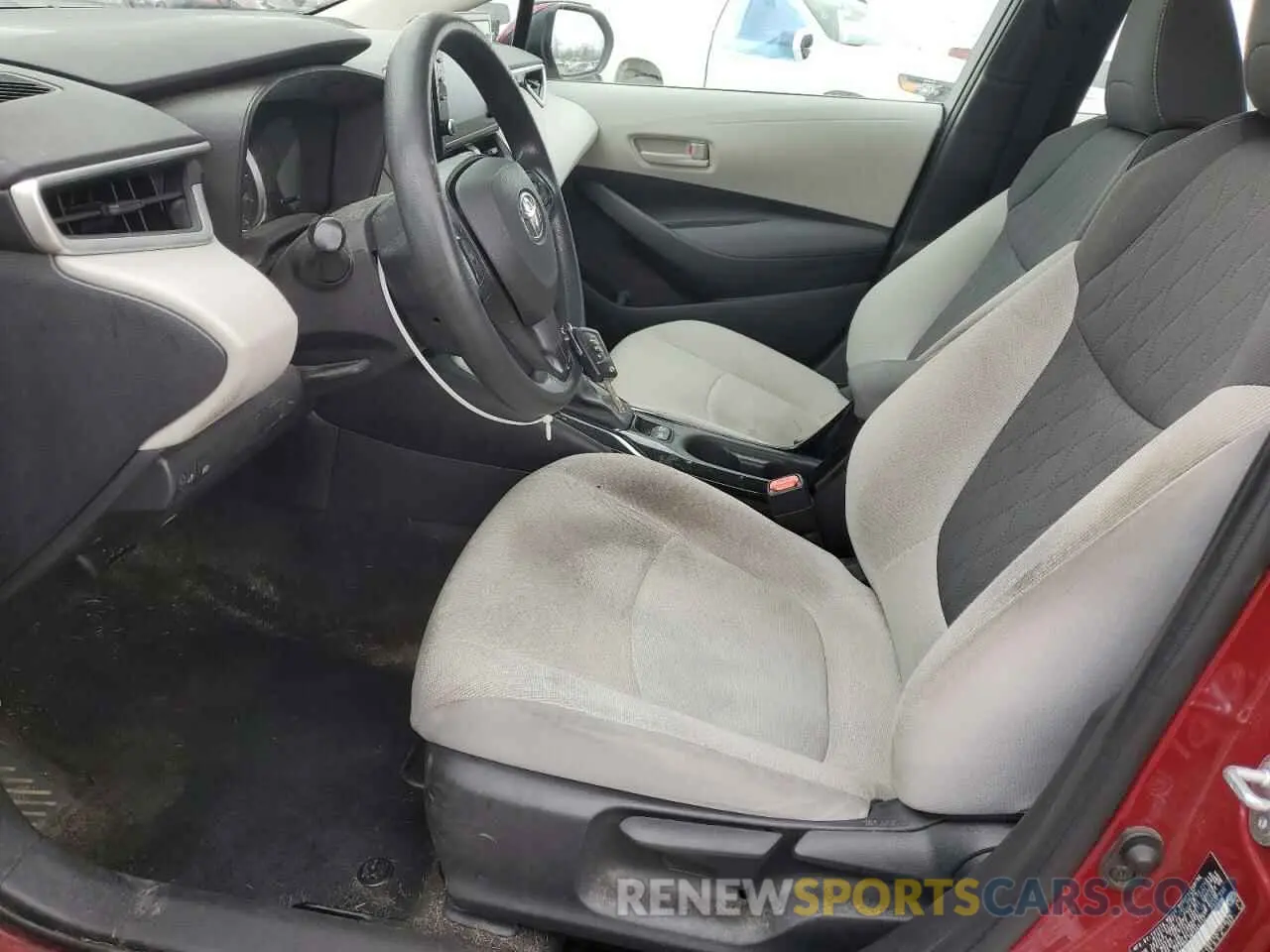 7 fotografías del automóvil dañado 5YFEPMAE1NP345117 TOYOTA COROLLA 2022