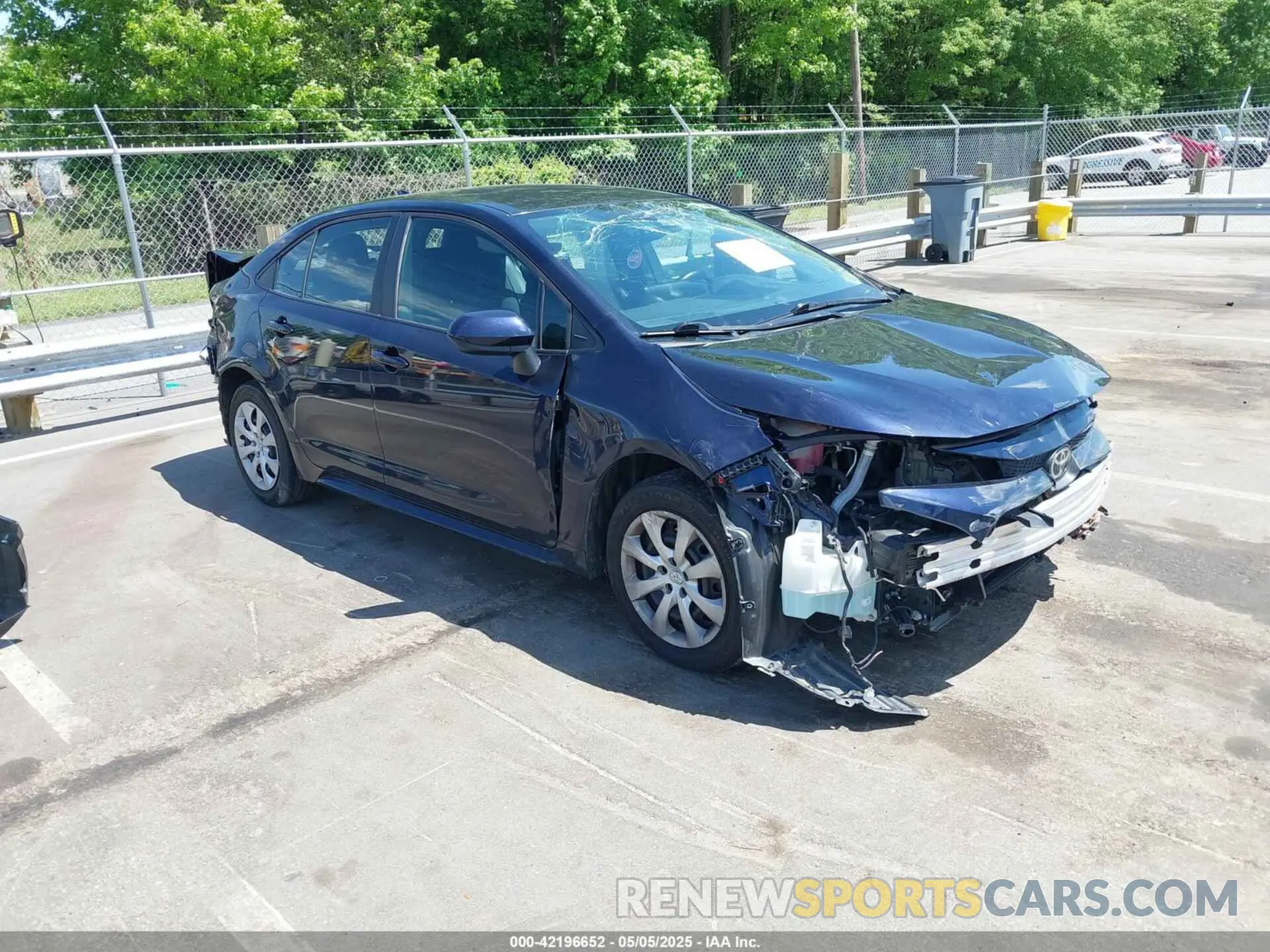 1 fotografías del automóvil dañado 5YFEPMAE1NP360040 TOYOTA COROLLA 2022