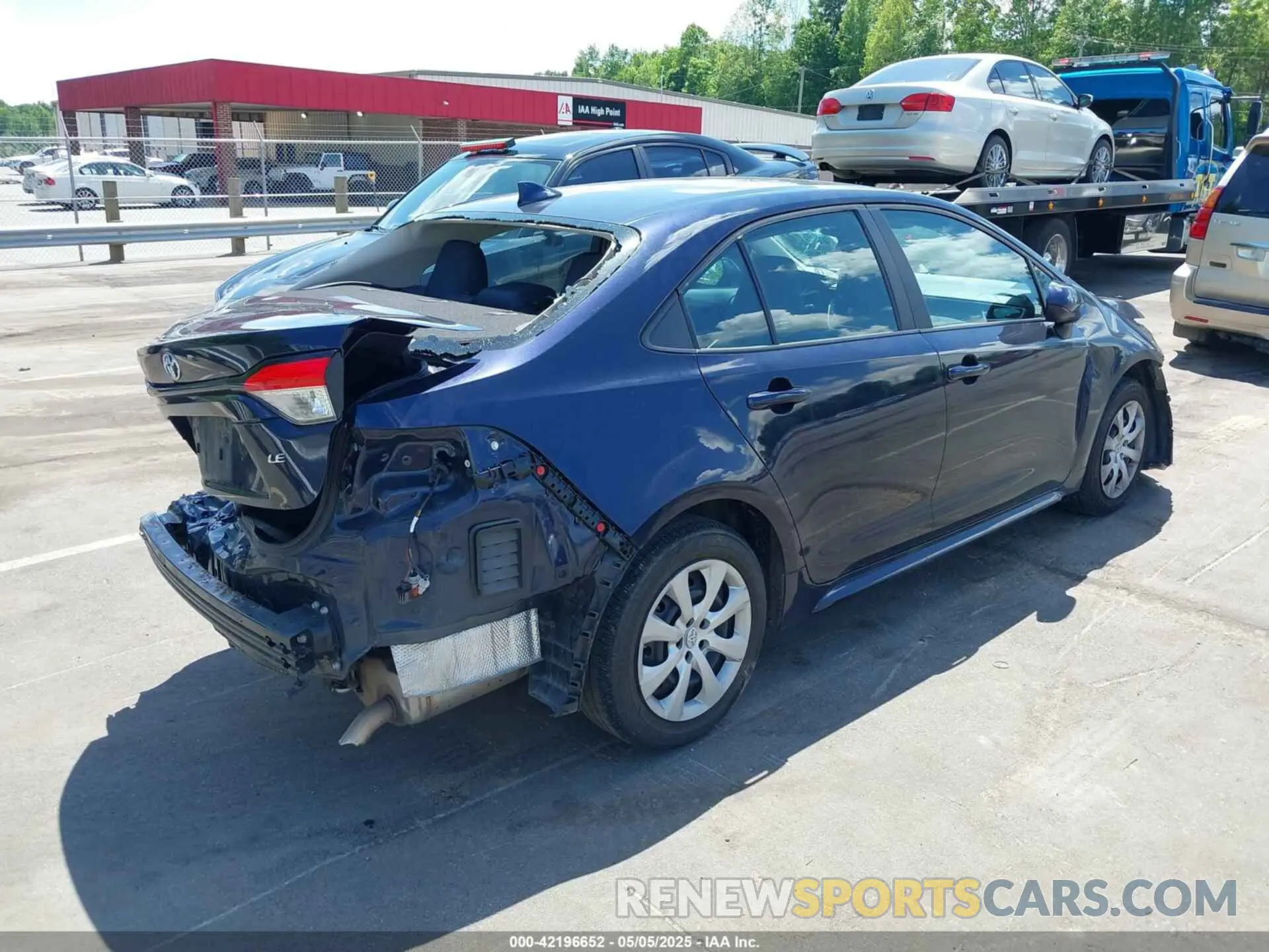 4 fotografías del automóvil dañado 5YFEPMAE1NP360040 TOYOTA COROLLA 2022