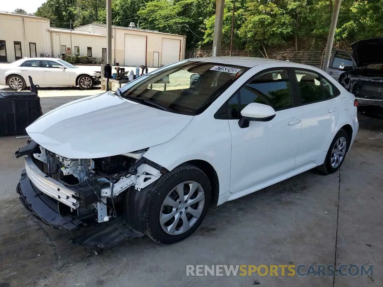 1 fotografías del automóvil dañado 5YFEPMAE1NP369403 TOYOTA COROLLA 2022
