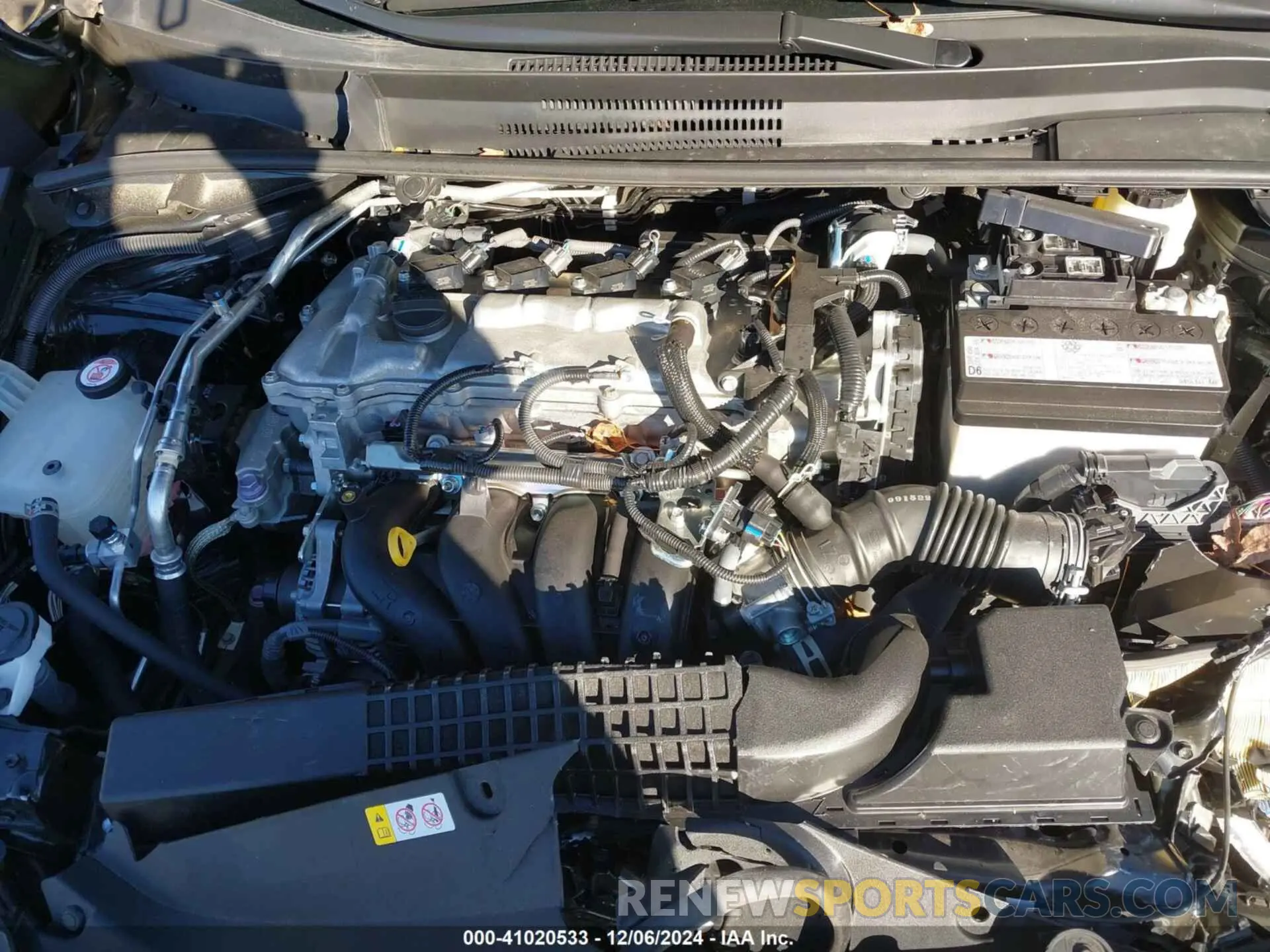 10 fotografías del automóvil dañado 5YFEPMAE1NP372110 TOYOTA COROLLA 2022