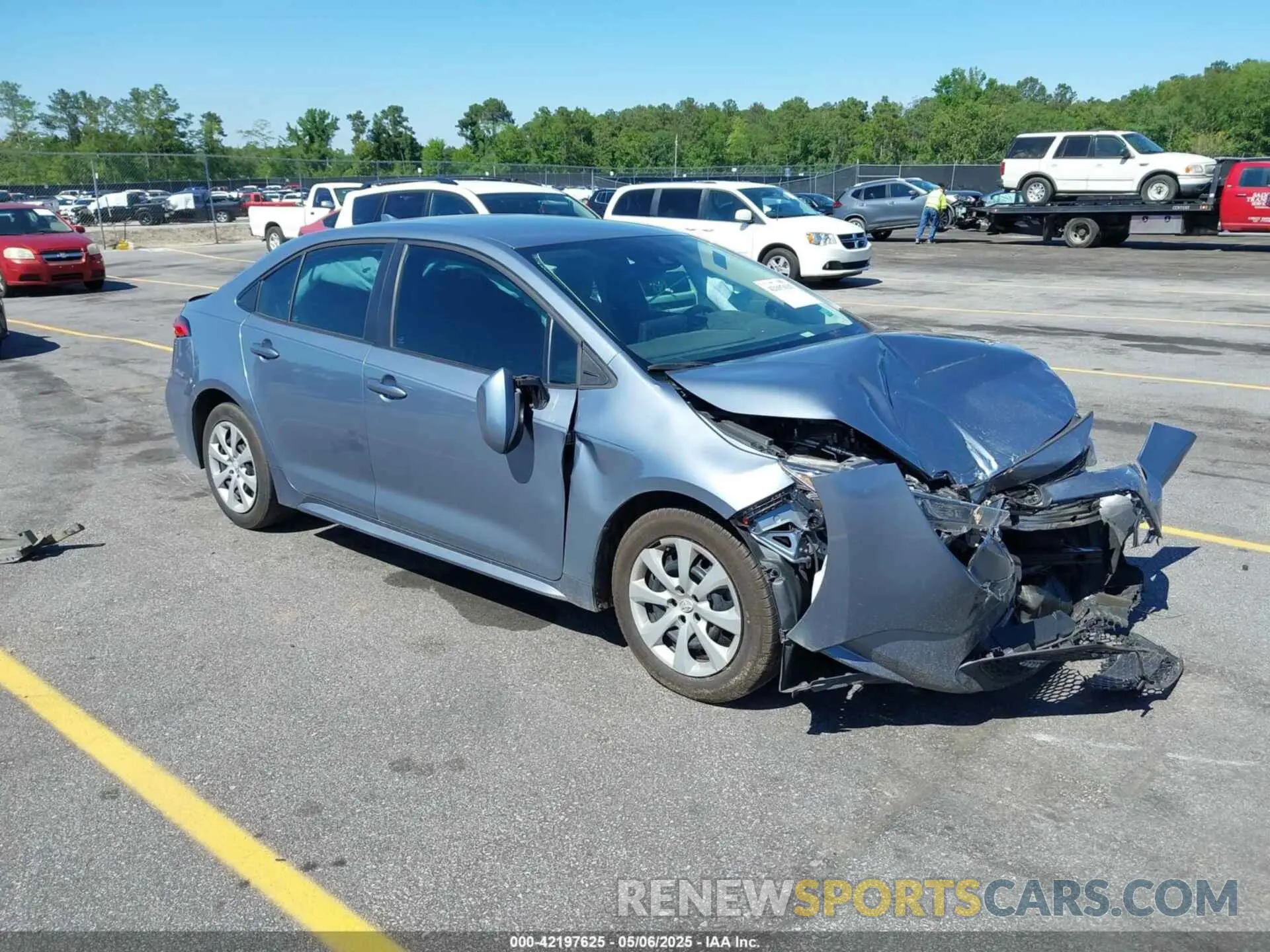 1 fotografías del automóvil dañado 5YFEPMAE1NP385620 TOYOTA COROLLA 2022