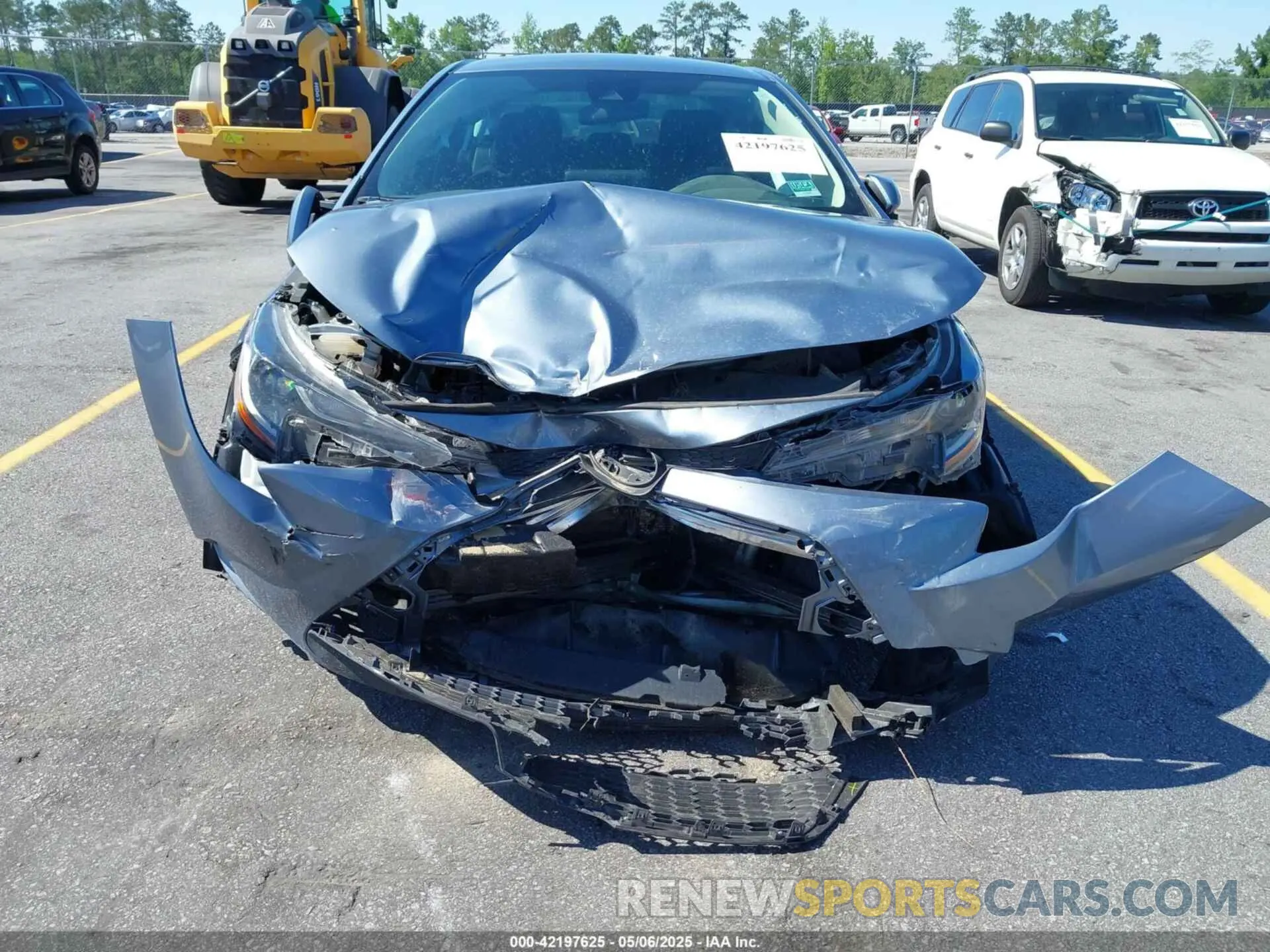 6 fotografías del automóvil dañado 5YFEPMAE1NP385620 TOYOTA COROLLA 2022