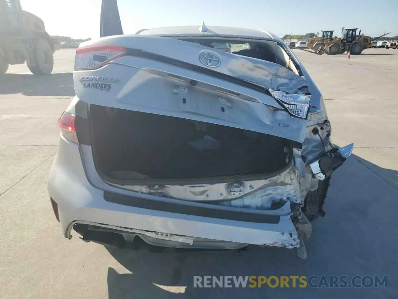 6 fotografías del automóvil dañado 5YFEPMAE1NP386752 TOYOTA COROLLA 2022