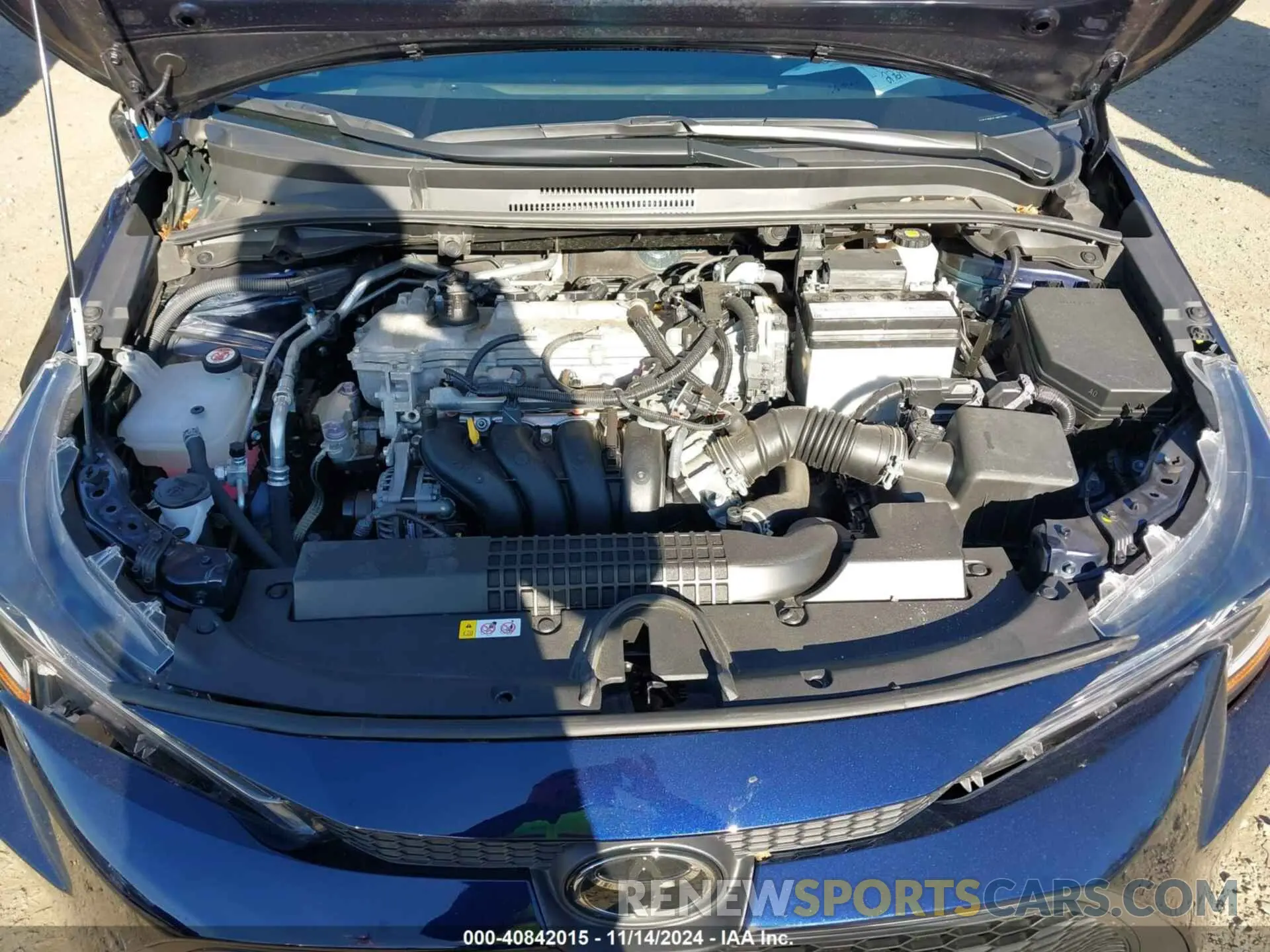 10 fotografías del automóvil dañado 5YFEPMAE1NP388503 TOYOTA COROLLA 2022