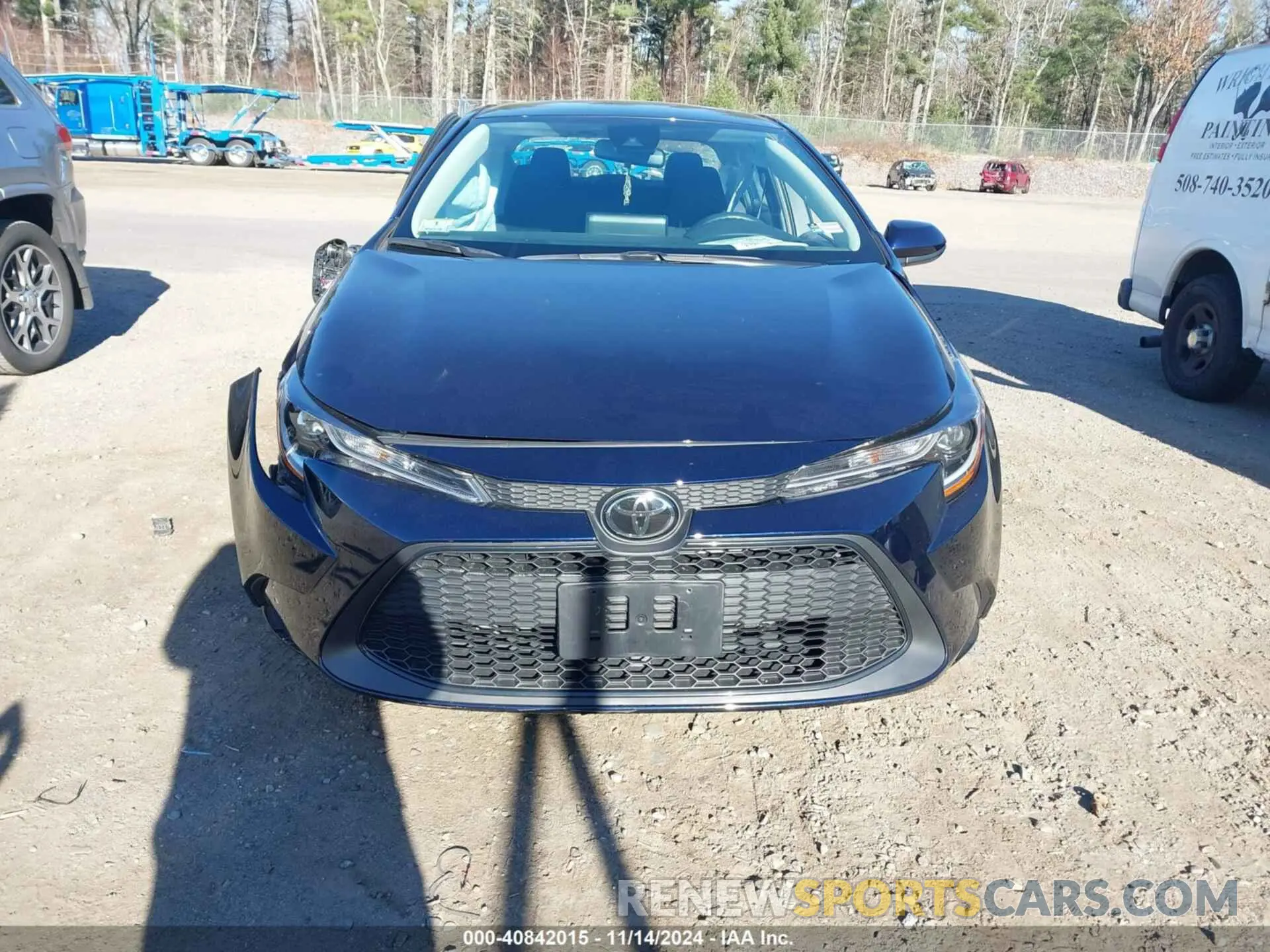 12 fotografías del automóvil dañado 5YFEPMAE1NP388503 TOYOTA COROLLA 2022