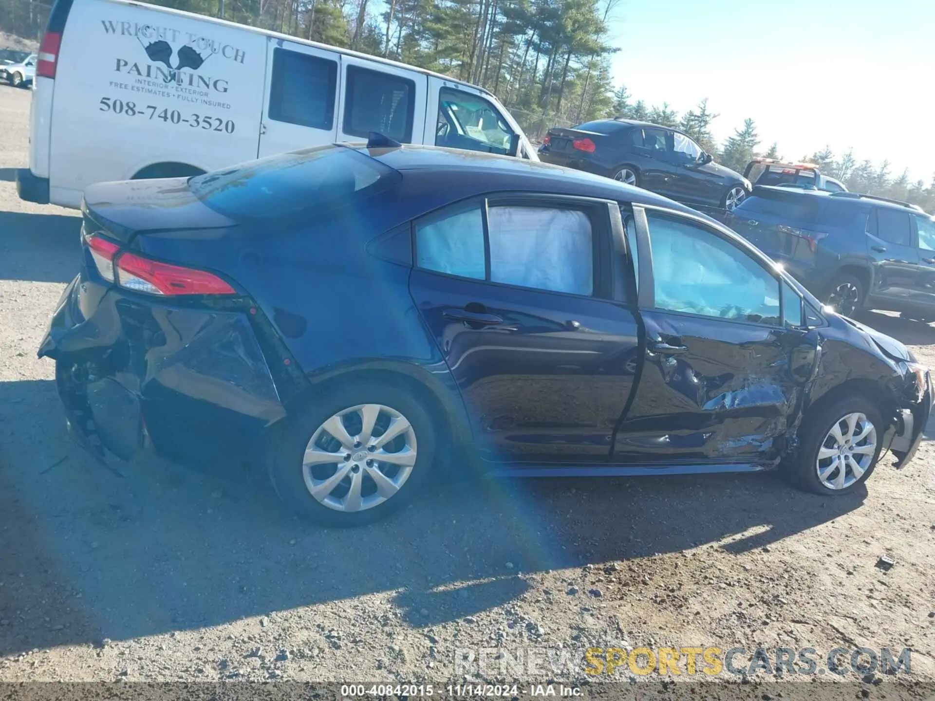 13 fotografías del automóvil dañado 5YFEPMAE1NP388503 TOYOTA COROLLA 2022