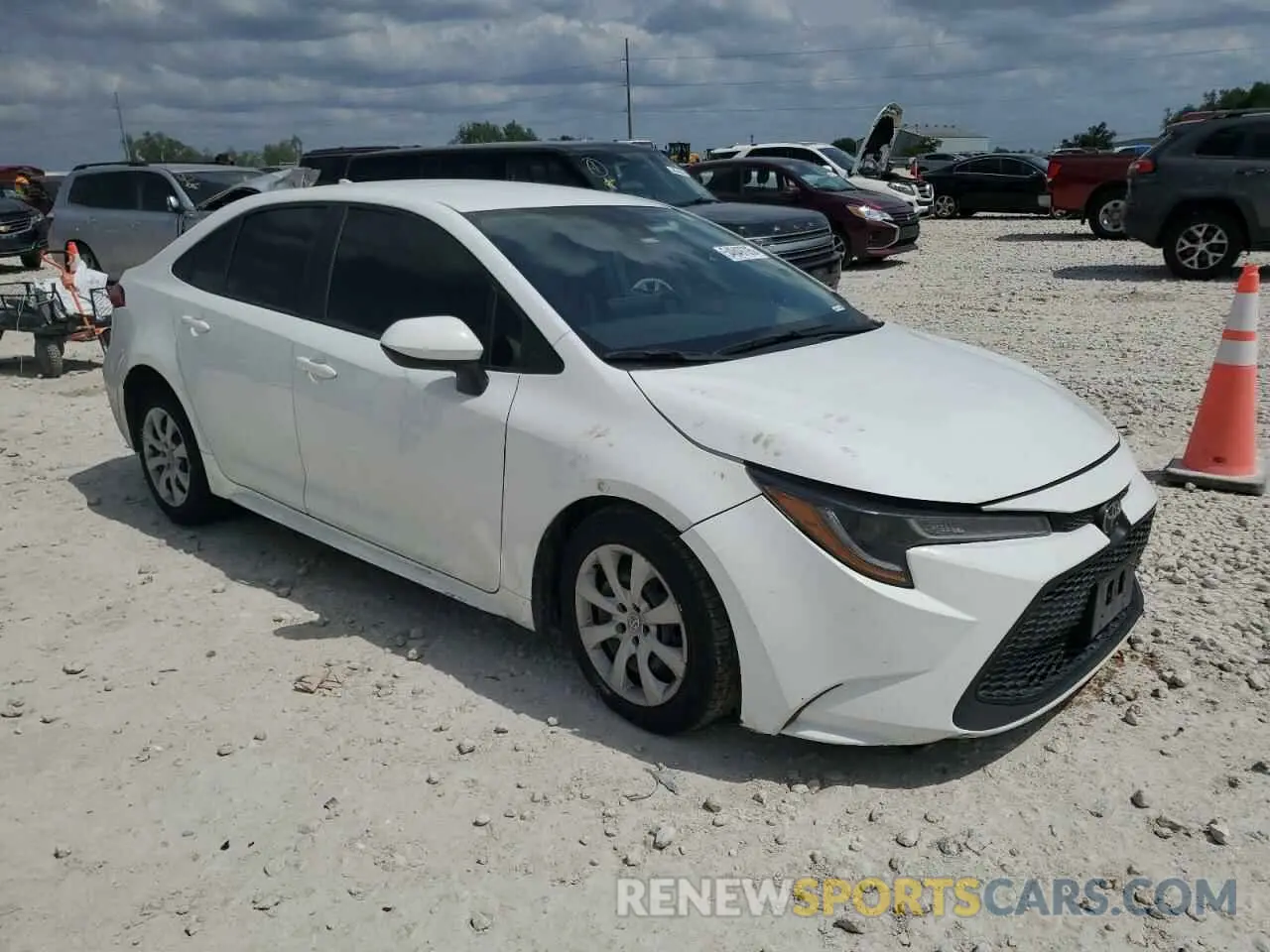 4 fotografías del automóvil dañado 5YFEPMAE2NP272887 TOYOTA COROLLA 2022