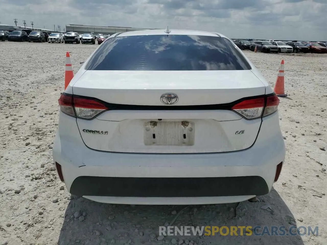 6 fotografías del automóvil dañado 5YFEPMAE2NP272887 TOYOTA COROLLA 2022