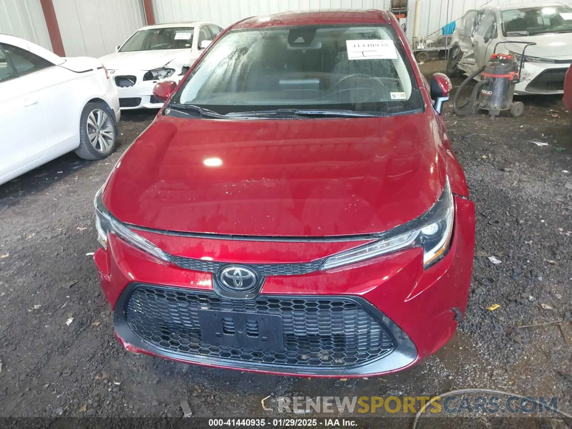 12 fotografías del automóvil dañado 5YFEPMAE2NP273909 TOYOTA COROLLA 2022
