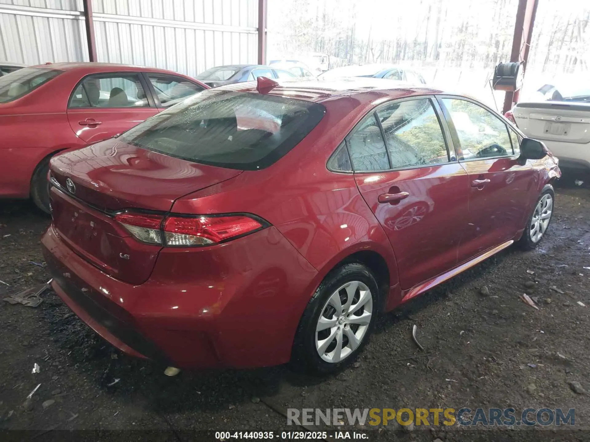 4 fotografías del automóvil dañado 5YFEPMAE2NP273909 TOYOTA COROLLA 2022