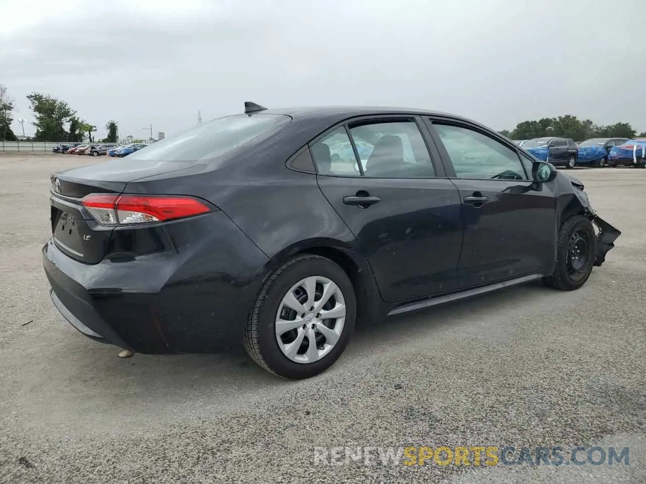 3 fotografías del automóvil dañado 5YFEPMAE2NP276406 TOYOTA COROLLA 2022